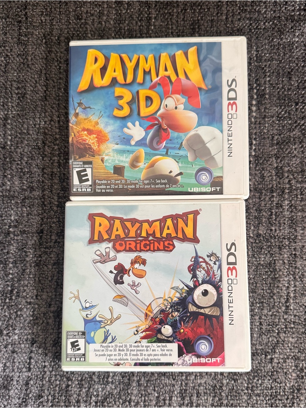 Rayman 3D & Rayman Origins for Nintendo 3DS Game Complete